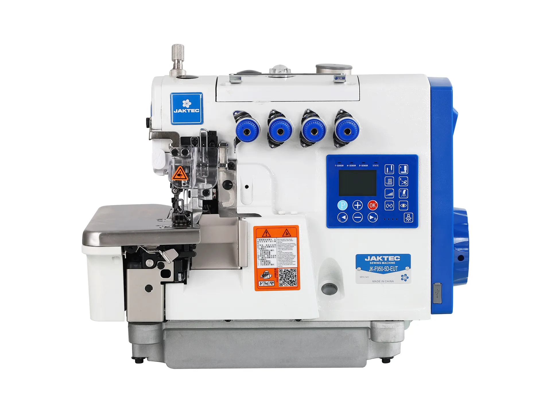 JAKTEC F950 5-Thread Electric Automatic Overlock Machine