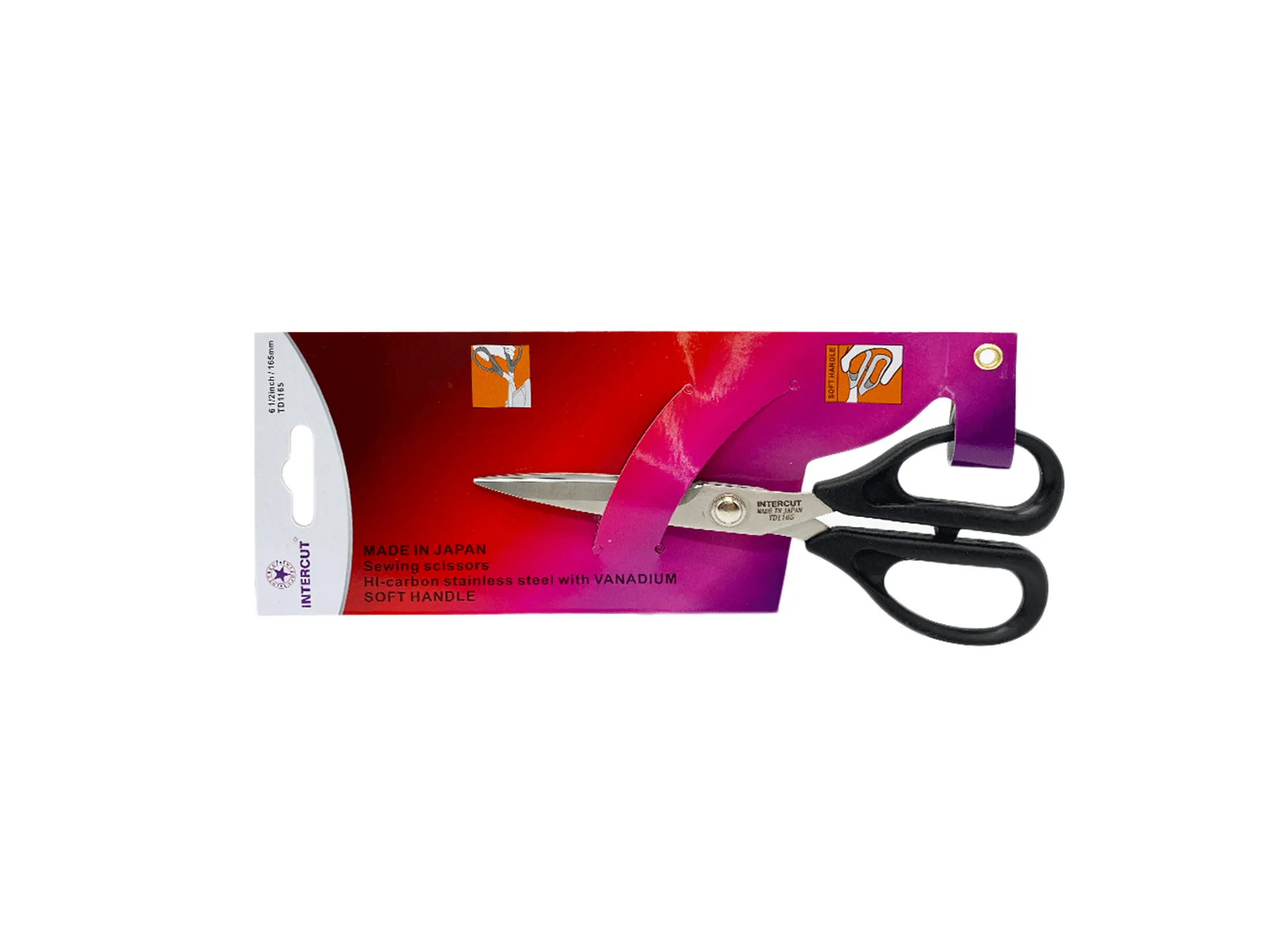 Intercut TD1165 Japanese Fabric Scissors No. 6.5 [Made in Japan]