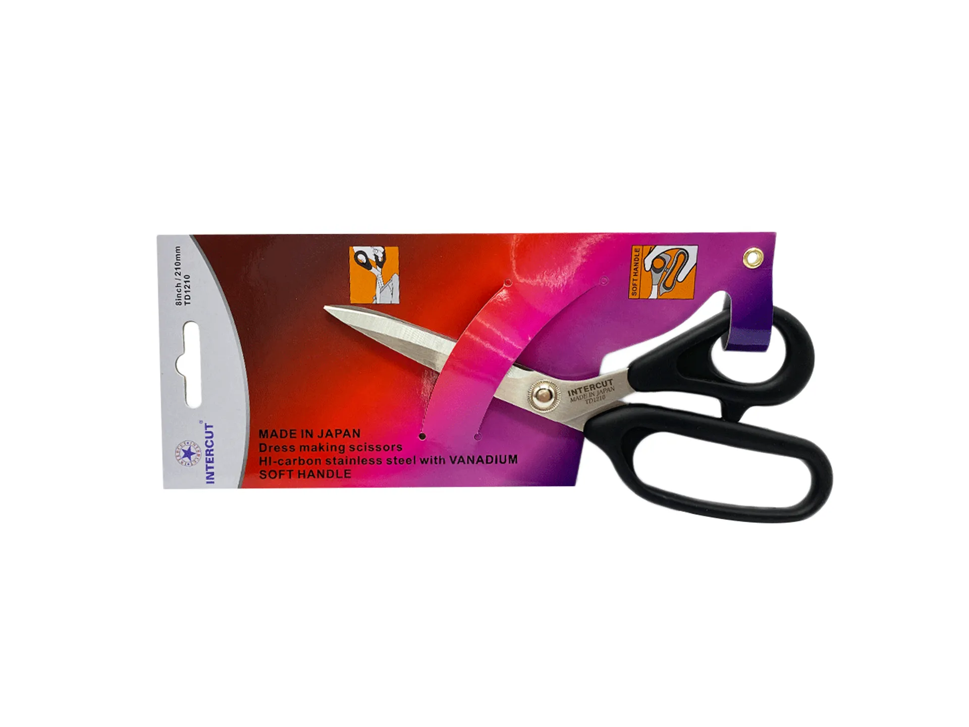 Intercut TD1210 Japanese Fabric Scissors No. 8 [Made in Japan]
