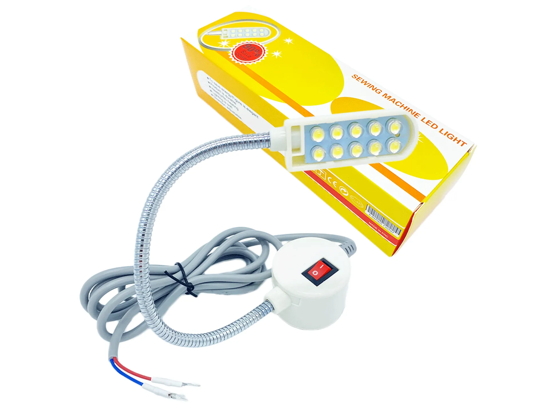Dikiş Makinesi LED Lamba Spiralli 10 LED