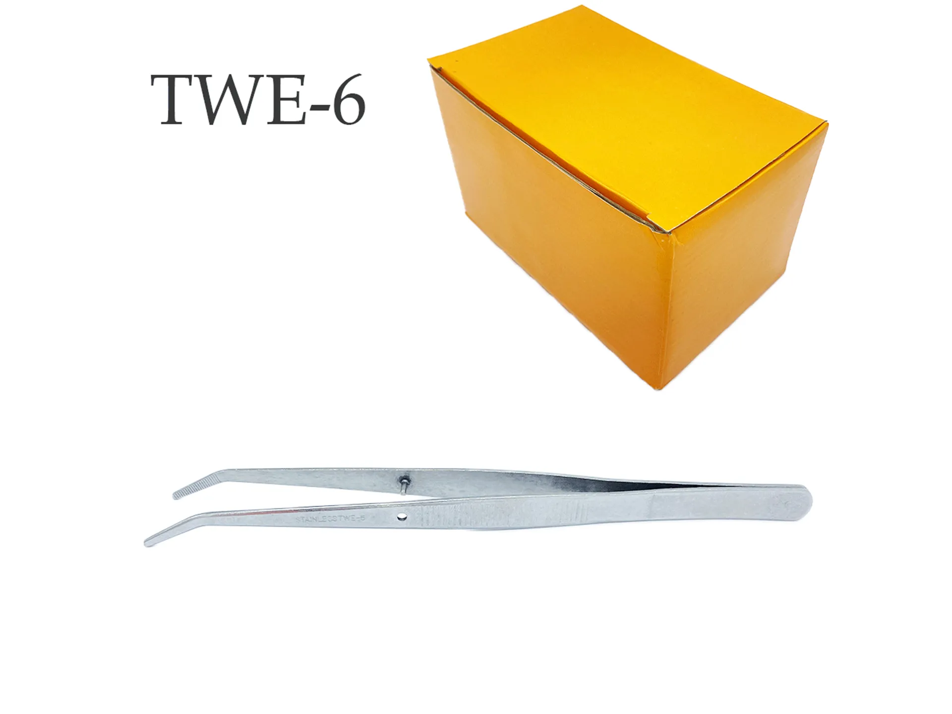 TWE-6 Thread Tweezers with Pin