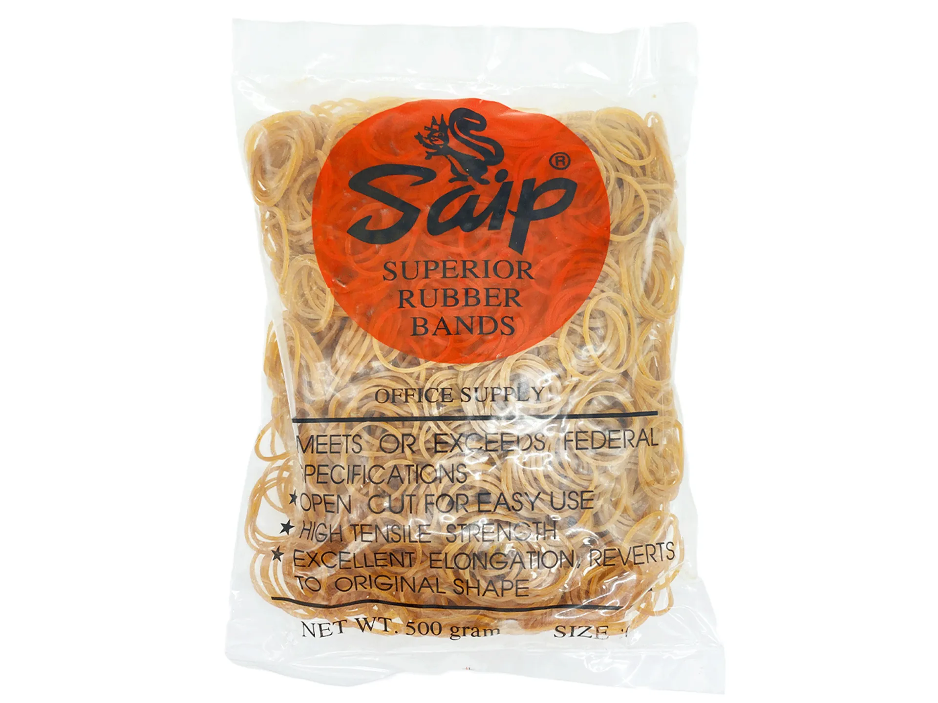 Saip Rubber Bands 500g