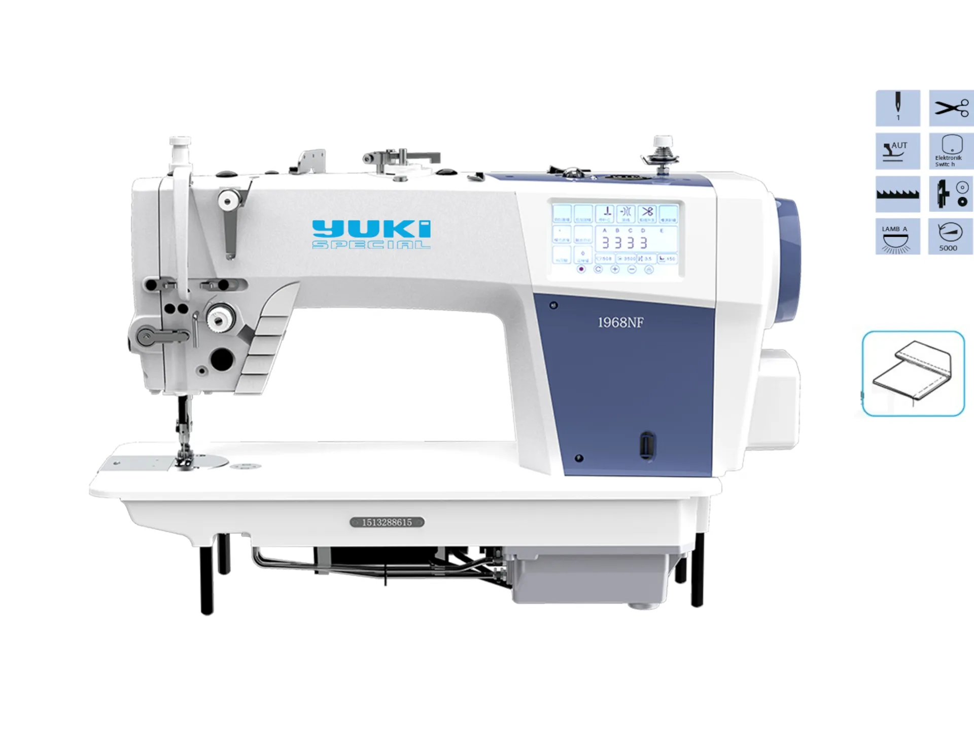 Single Needle Walking Foot Sewing Machine – Short Thread Trimmer