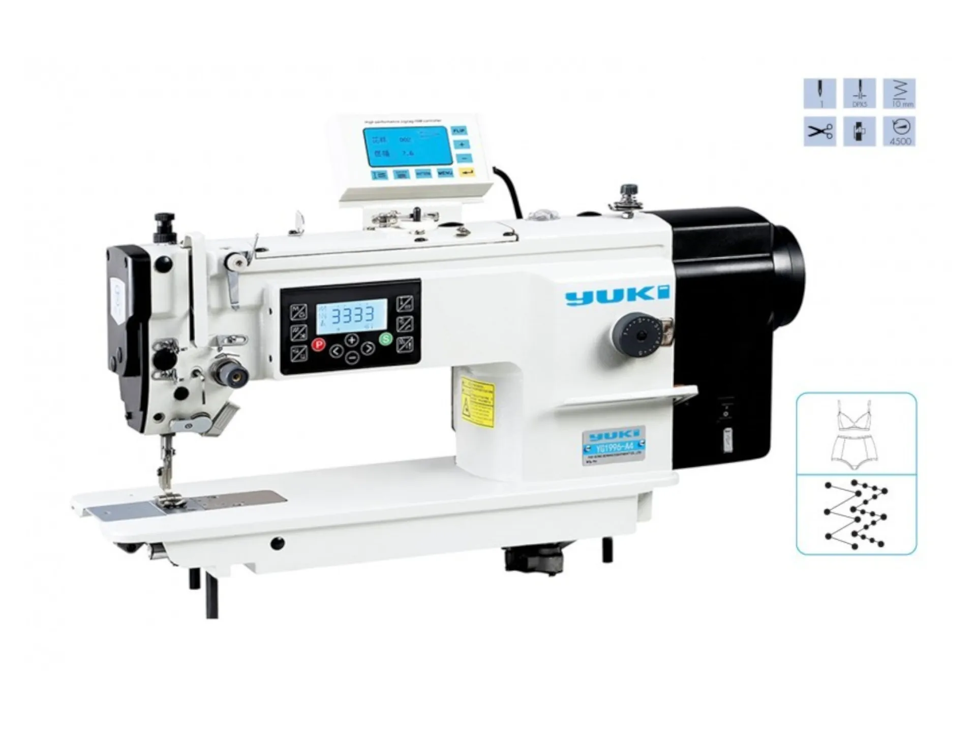 YUKI Zigzag Sewing Machine – Piping, With Thread Trimmer